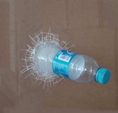 3D bottle shatter decal